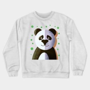 Funny Panda Hand Drawn Crewneck Sweatshirt